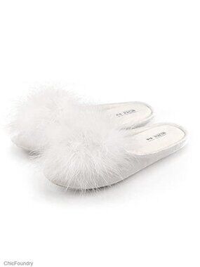Fuzzy Velvet Memory Foam Indoor House Slippers